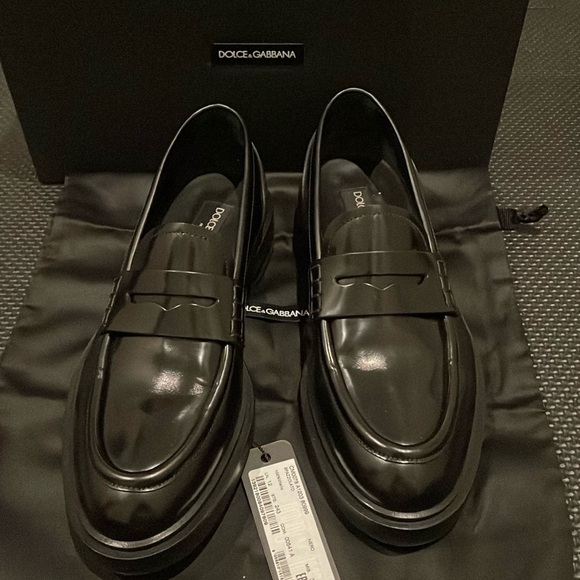 Dolce & Gabbana Shoes - D&G loafers - size 38 - black - made in Italy